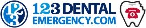 123 dental emergency logo